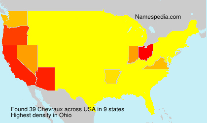 Surname Chevraux in USA Surname Chevraux in USA