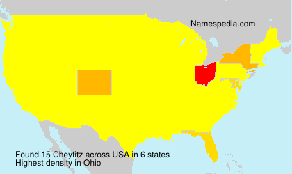Surname Cheyfitz in USA Surname Cheyfitz in USA