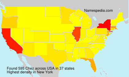Surname Chez in USA Surname Chez in USA
