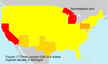 Surname Chheu in USA Surname Chheu in USA