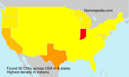 Surname Chhy in USA Surname Chhy in USA
