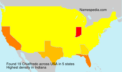 Surname Chiaffredo in USA Surname Chiaffredo in USA