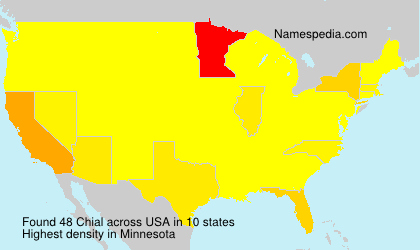 Surname Chial in USA Surname Chial in USA