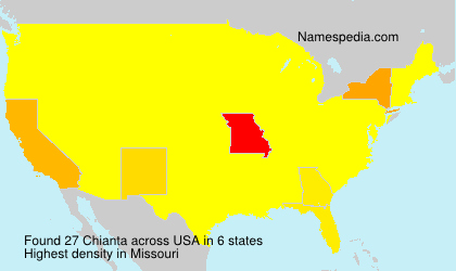 Surname Chianta in USA Surname Chianta in USA