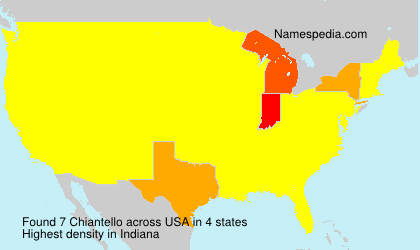 Surname Chiantello in USA Surname Chiantello in USA