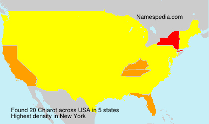 Surname Chiarot in USA Surname Chiarot in USA