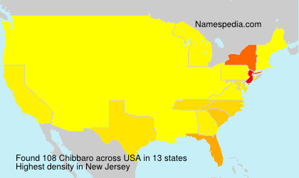 Surname Chibbaro in USA Surname Chibbaro in USA