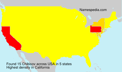 Surname Chibisov in USA Surname Chibisov in USA