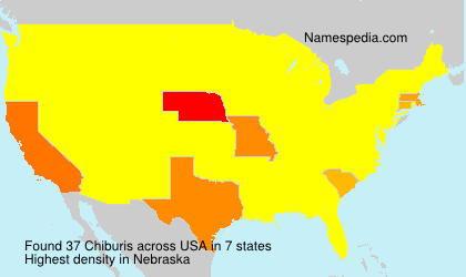 Surname Chiburis in USA Surname Chiburis in USA