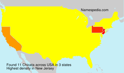 Surname Chicata in USA Surname Chicata in USA