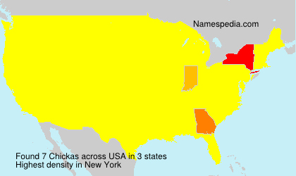 Surname Chickas in USA Surname Chickas in USA