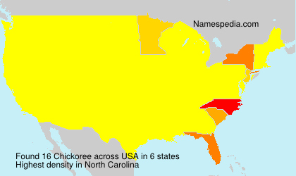 Surname Chickoree in USA Surname Chickoree in USA