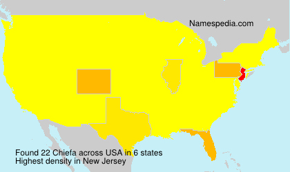 Surname Chiefa in USA Surname Chiefa in USA