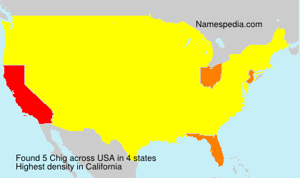 Surname Chig in USA Surname Chig in USA