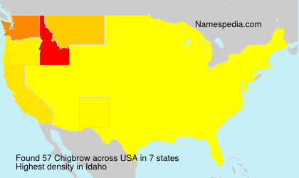 Surname Chigbrow in USA Surname Chigbrow in USA