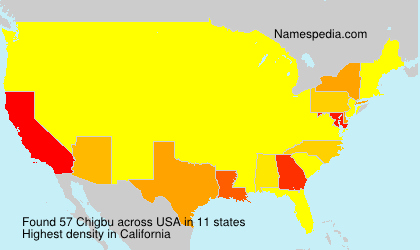 Surname Chigbu in USA Surname Chigbu in USA
