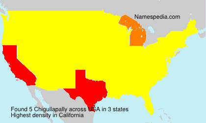 Surname Chigullapally in USA Surname Chigullapally in USA
