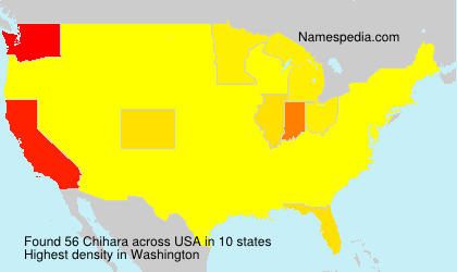 Surname Chihara in USA Surname Chihara in USA