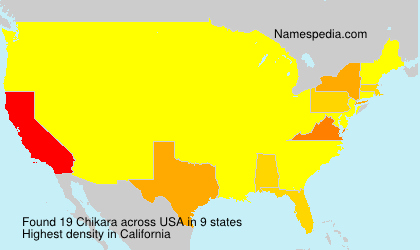Surname Chikara in USA