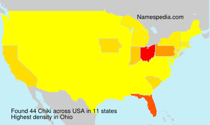 Surname Chiki in USA Surname Chiki in USA