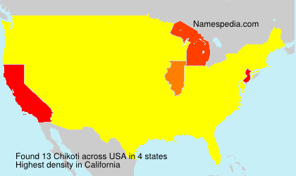 Surname Chikoti in USA Surname Chikoti in USA