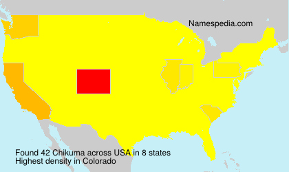 Surname Chikuma in USA Surname Chikuma in USA
