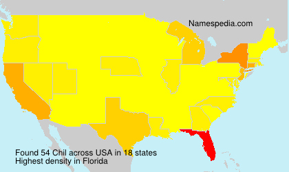Surname Chil in USA