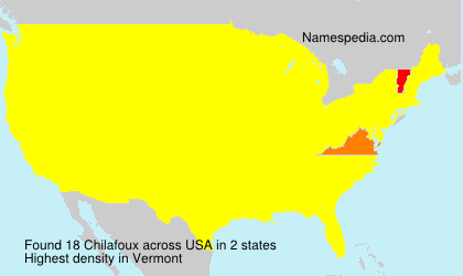 Surname Chilafoux in USA Surname Chilafoux in USA