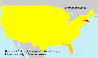 Surname Chilauskas in USA Surname Chilauskas in USA