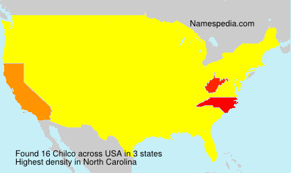 Surname Chilco in USA Surname Chilco in USA