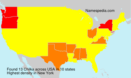 Surname Chilka in USA Surname Chilka in USA