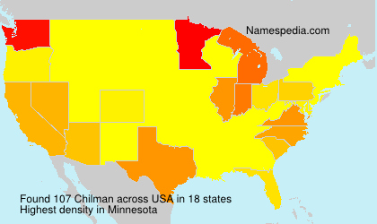 Surname Chilman in USA Surname Chilman in USA