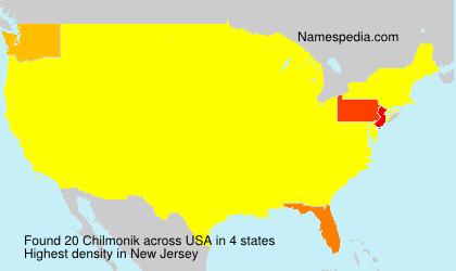 Surname Chilmonik in USA Surname Chilmonik in USA