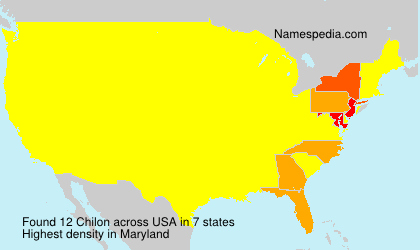 Surname Chilon in USA Surname Chilon in USA