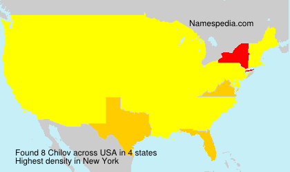 Surname Chilov in USA