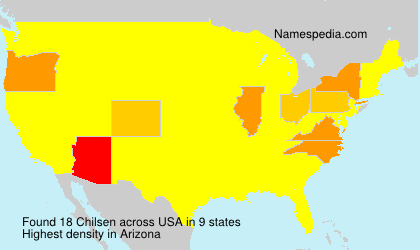 Surname Chilsen in USA Surname Chilsen in USA