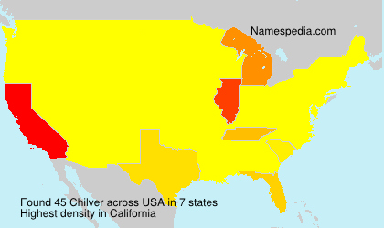 Surname Chilver in USA Surname Chilver in USA