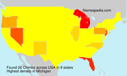 Surname Chimko in USA Surname Chimko in USA