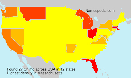 Surname Chimo in USA Surname Chimo in USA