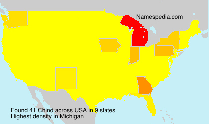 Surname Chind in USA Surname Chind in USA