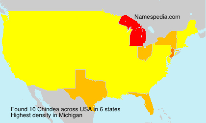 Surname Chindea in USA Surname Chindea in USA