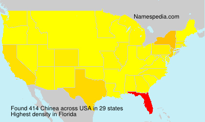 Surname Chinea in USA Surname Chinea in USA