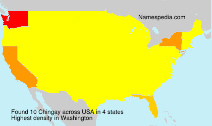 Surname Chingay in USA Surname Chingay in USA