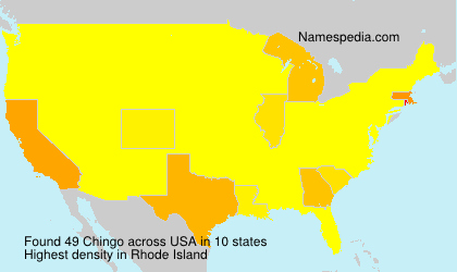Surname Chingo in USA Surname Chingo in USA