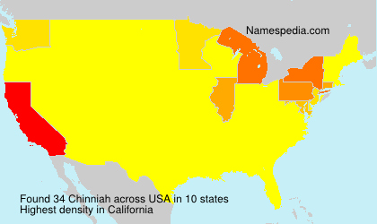 Surname Chinniah in USA Surname Chinniah in USA