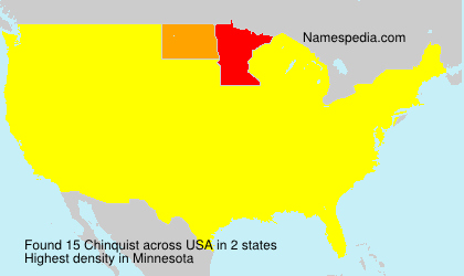 Surname Chinquist in USA Surname Chinquist in USA