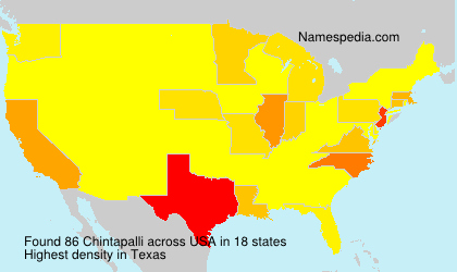 Surname Chintapalli in USA Surname Chintapalli in USA