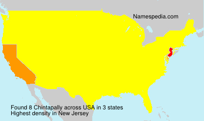 Surname Chintapally in USA Surname Chintapally in USA