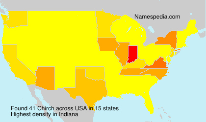 Surname Chirch in USA Surname Chirch in USA