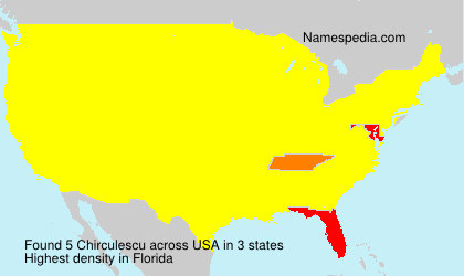 Surname Chirculescu in USA Surname Chirculescu in USA